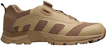 QIKAI Desert Combat Boots Men's tactical boots outdoor hiking shoes summer waterproof wear-resistant hiking low to help military boots