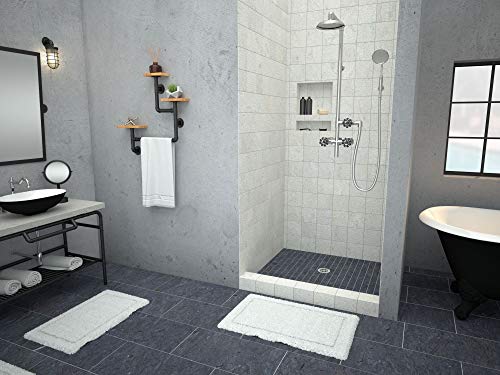 Tile Redi USA B3232C-SCRDPVZ Redi Base Shower Pan, 32" W x 32" D, Polished Chrome - Thumbnail 3