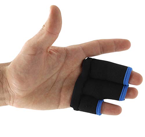 Liontek Triple Finger Sleeve Protective Finger Sleeve Tape Replacement - Brazilian Jiu Jitsu, BJJ, Judo, and Sports... (Medium)