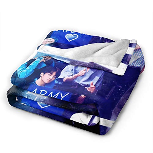 BTS ARMY BTS Fan Art Ultra Soft Light Weight Warm Flannel Throws
