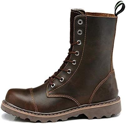 メンズ バックパッキング ブーツ 本革 メンズ ミリタリーブーツ メンズ バイク ライディング ハンティング カジュアル ウォーキングシューズ