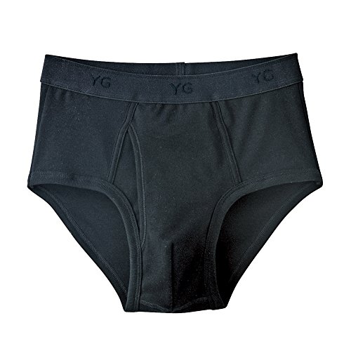 グンゼ ブリーフ YG 綿100% スタンダード 前あき ブラックの商品画像