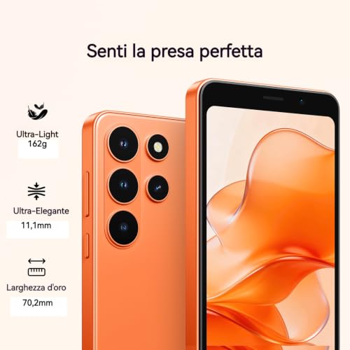 Ulefone Armor Note 22 Smartphone Offerta Android 16, 20GB+32GB/2TB TF Cellulari Octa-Core, 5.0", 4G Dual SIM Telefono Cellulare Offerta, WiFi 5G/3.5mm/ Face ID/3 Slot Eer Carte/3 Anni di Garanzia