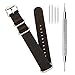 CIVO Watch Band Genuine Crazy Horse Leather Watch Bands NATO Zulu Military Swiss G10 Style Watch Strap 20mm 22mm