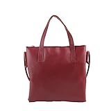 Outtop Messenger Bag Cross Body Hobo Handbag Tote Shoulder Bags for Women Girl (Red)