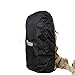 KLOUD City ®Black nylon backpack rain cover for hiking / camping / traveling (Size: M)