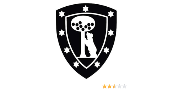 Artimagen Pegatina Escudo Madrid Negro 40x60 mm/ud.