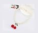 Sannnysis Mini Cherry pearl necklace collarbone chain Jewelry