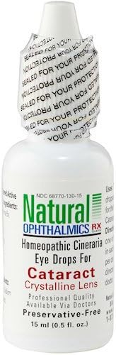 Natural Ophthalmics Homeopathic Lens Eye Drops, 15 ml