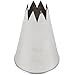 Ateco # 827 - Open Star Pastry Tip .56'' Opening Diameter- Stainless Steel