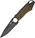 Master USA MU-1121 Series Tactical Fixed Blade Neck Knife, Half-Serrated Blade, 6-3/4-Inch Overall