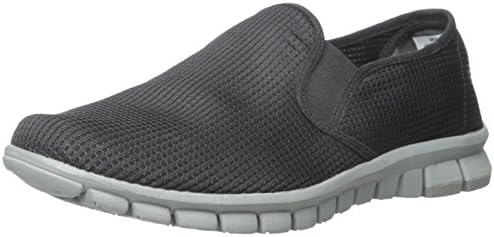 NoSox Men's Wino Slip-On Sneaker,Black/Grey,11 M US