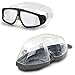 Aquasphere Seal II Adult Unisex Swimming Goggles Made in Italy - Widest Field of Distortion Free Leak Free Seal Fog Resistant