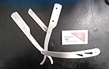 STRAIGHT EDGE RAZOR BLADES DORCO STAINLESS STEEL BARBER SHAVING + DORCO 10 PCS BLADES