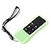 for Apple TV Remote Case SIKAI Shockproof Protective Silicone Cover for Apple TV 4K / 4th Gen / 5th Gen Siri Remote Skin Holder Skin-Friendly Anti-Slip Anti-Lost with Remote Loop (Glow in Dark Green)