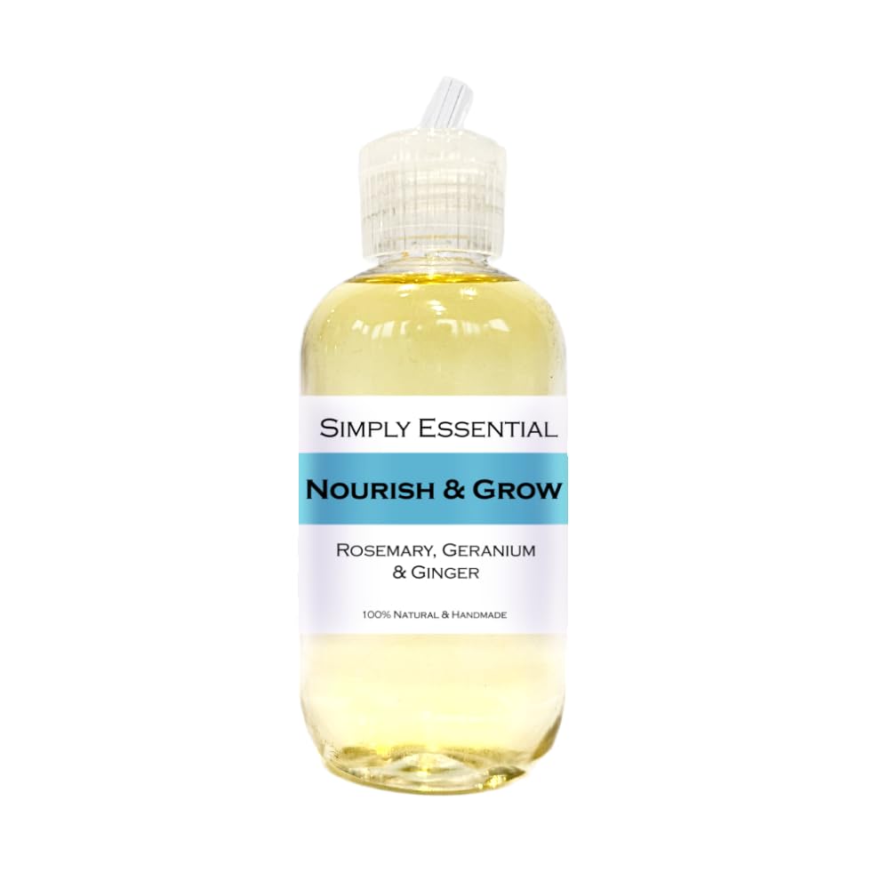 Simply Essential Nourish & Grow Beard Oil with Rosemary, Geranium & Ginger 100ml