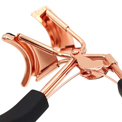 SZQHT Eyelash Curler Premium Eyelash Professional Makeup Tool With 3 Replacement Silicone Refill Pads and False Eyelashes Applicator-Used to Get Gorgeous Eye Lashes