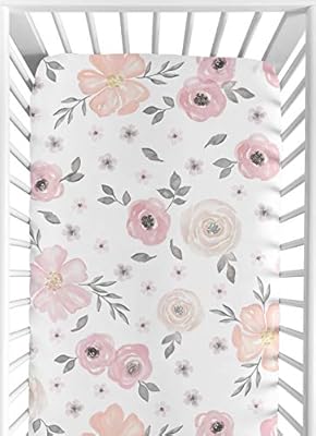 sweet jojo watercolor floral curtains