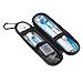 Wilken Electric Toothbrush Case | Universal Travel Case | Odor Free Thermoplastic Shell | Compatible with Oral B, Sonicare, and More Electric Toothbrush Brands (Carbon Fiber)