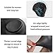 QXQY Swimming Cap for Long Hair,Silicone Swim Cap Cover Ears for Women Men with Nose Clip and Ear Plugs (Black)