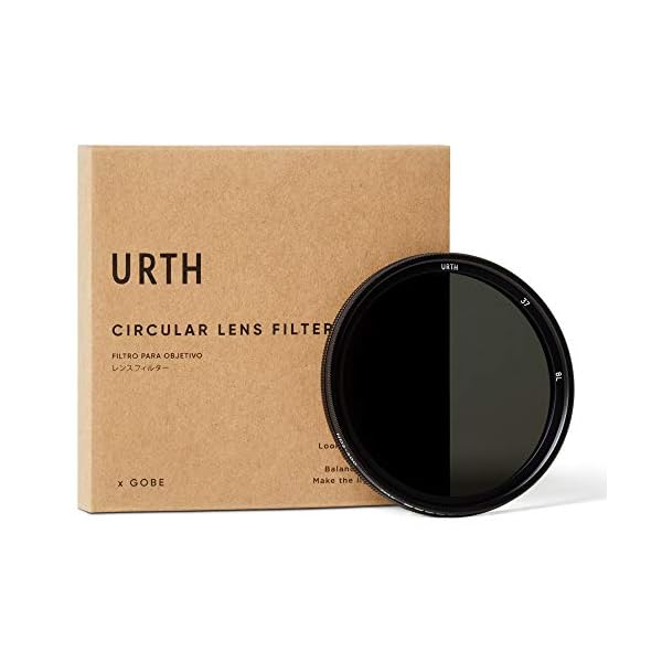 Urth 37 mm Variabler Graufilter ND2-400 (1-8.6 Stop) ND Filter