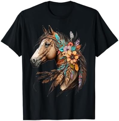 Amazon.com: Black Horse Horses T-Shirt : Clothing, Shoes & Jewelry