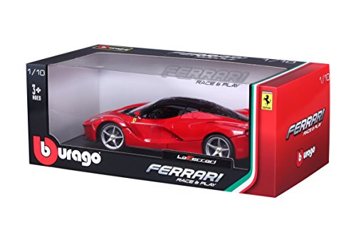 Bburago 1:18 Scale Ferrari Race and Play LaFerrari Diecast Vehicle (Colors May Vary)