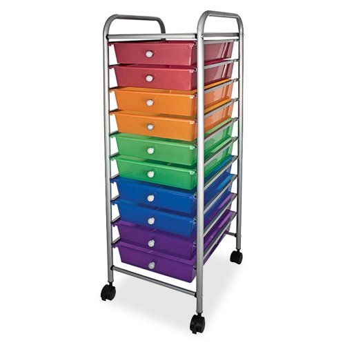 Cropper Hopper Multicolor Home Center Rolling Cart