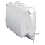Tolco 2.5 Gallon Plastic Dispenser Carboy with Spigot, HDPE, Natural