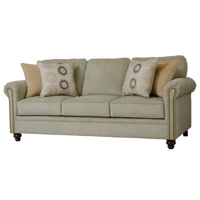 Serta Upholstery Caroll Sofa, Hanover Bamboo / Sunflower / Hanover Barley