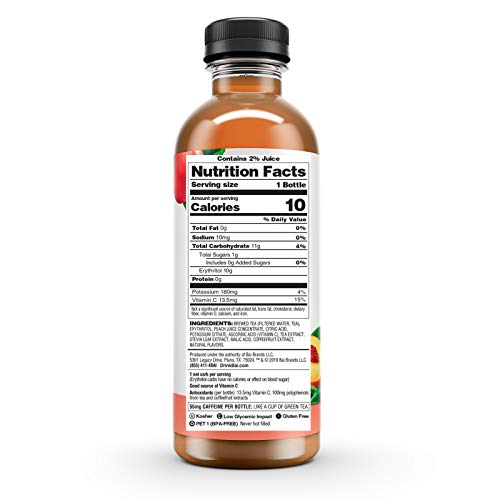BAI NARINO PEACH TEA, ANTIOXIDANT INFUSED TEA, 18 FL OZ