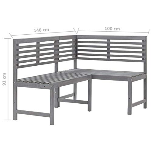 Tidyard Bistroset 4-TLG. Bartisch Klappstuhl Gartenbank Eckbank Balkonmöbel Gartenmöbel Balkonset Gartengarnitur… – Bild 8