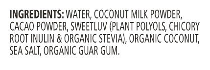 LUV Nice Cream Blender Mix Refill, Chocolate - Sugar Free Non-Dairy Frozen Dessert - Gluten Free, Low Calorie, Keto, Paleo Snack
