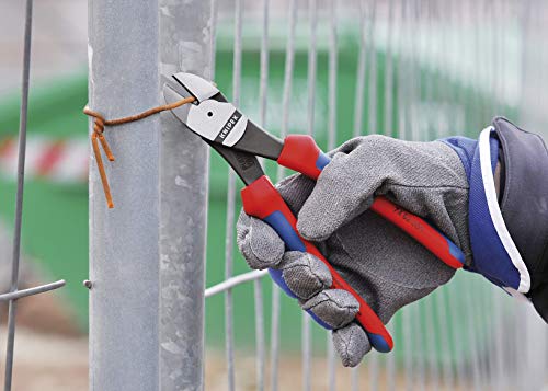 KNIPEX Kraft-Seitenschneider mit Comfort-Griffen schwarz atramentiert 200 mm, 74 02 200 – Bild 7