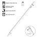 Stylus Pen for Touch Screens，CiSiRUN 1.5mm Fine Point Rechargeable Tablet Painting Pen Digital Pens Compatible for All Touch Screen Tablets & Cell Phones Stylus for Drawing,Writing（White）