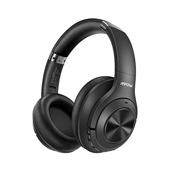 65Hrs-Playtime-Hybrid-Noise-Cancelling-Headphones-Mpow-H21-Bluetooth-50-Headphones-Over-Ear-Hi-Fi-Deep-Bass-Comfortable-Protein-Earpads-Wired-and-Wireless-Headset-for-Travel-Work-Cellphone-PC-TV 65Hrs Playtime Hybrid Noise Cancelling Headphones, Mpow H21 Bluetooth 5.0 Headphones Over Ear, Hi-Fi Deep Bass…