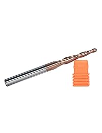 spetool molinillo de carburo de tungsteno Cónica vástago de 1 4" 3" Ovl con puntas de 1,5 mm. de carpintería para tallar CNC herramienta