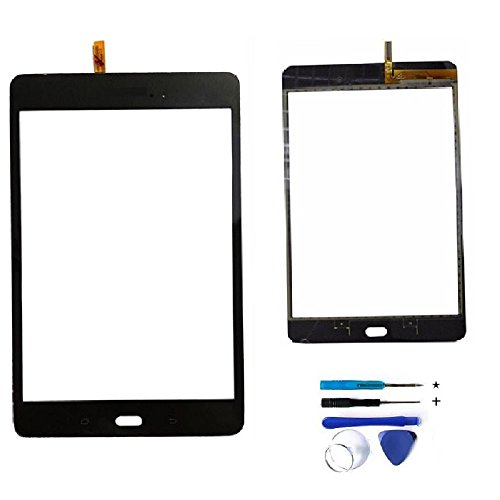 Touch Screen Glass Digitizer Replacement for Samsung Galaxy Tab A 8.0 SM-T350 with Tools (Black)