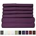 Queen Sheets Purple - 6 Piece 1500 Supreme Collection Fine Brushed Microfiber Deep Pocket Queen Sheet Set Bedding - 2 Extra Pillow Cases, Great Value, Queen, Purple