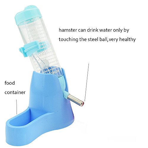 Lonni Hamster Water Bottle, 125 ML Small Animal Water Bottle Water Auto