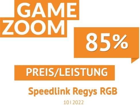 REGYS RGB Cadeira de Gaming - Cadeira de secretária para gamers, ajustável em altura, com iluminação, preto
