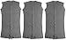 Evolve Men's Sleeveless One Piece Shorts Thermal Underwear - 3 Pack Set