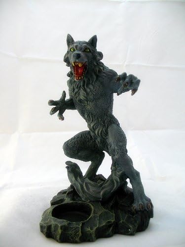Werewolf CandleholderStatue Cold Cast Resin Figurine by PacficGift