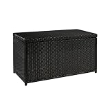 Best ChoiceProducts Wicker Deck Storage Box Weather Proof Patio Furniture Pool Toy Container