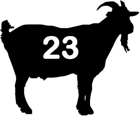 Draymond The Goat Green Basketball #23 Black Decal Vinyl Dub Sticker Warriors Car Room Design