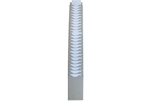 Pyramid Time Systems 400-X Expandable Wall-Mounted Time Card Rack, 25 Employee Card Slots, Includes Numbered Self-Adhesive La