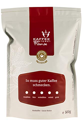 Kaffeerösterei Kirmse Kaffee Bayerwald Auslese, Kaffeemischung, Kaffee gemahlen, Handverlesen, Fair gehandelt, Schonend… – Bild 3