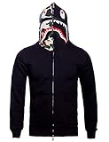 Christo Mens Hoodies Sweatshirt Fashion Outdoor Tracksuit Casual Hip-Hop Funny Coat, Black02, L