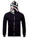 Christo Mens Hoodies Sweatshirt Fashion Outdoor Tracksuit Casual Hip-Hop Funny Coat, Black02, L