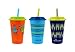 Reduce GoGo's – 12 oz Kids Tumbler Set, 3 Pack – Plastic Kids Cups with Straws and Lids – Dishwasher Safe, BPA Free – An Ideal Kids Smoothie Cup – Mix and Match, 3 Fun Designs, Bold